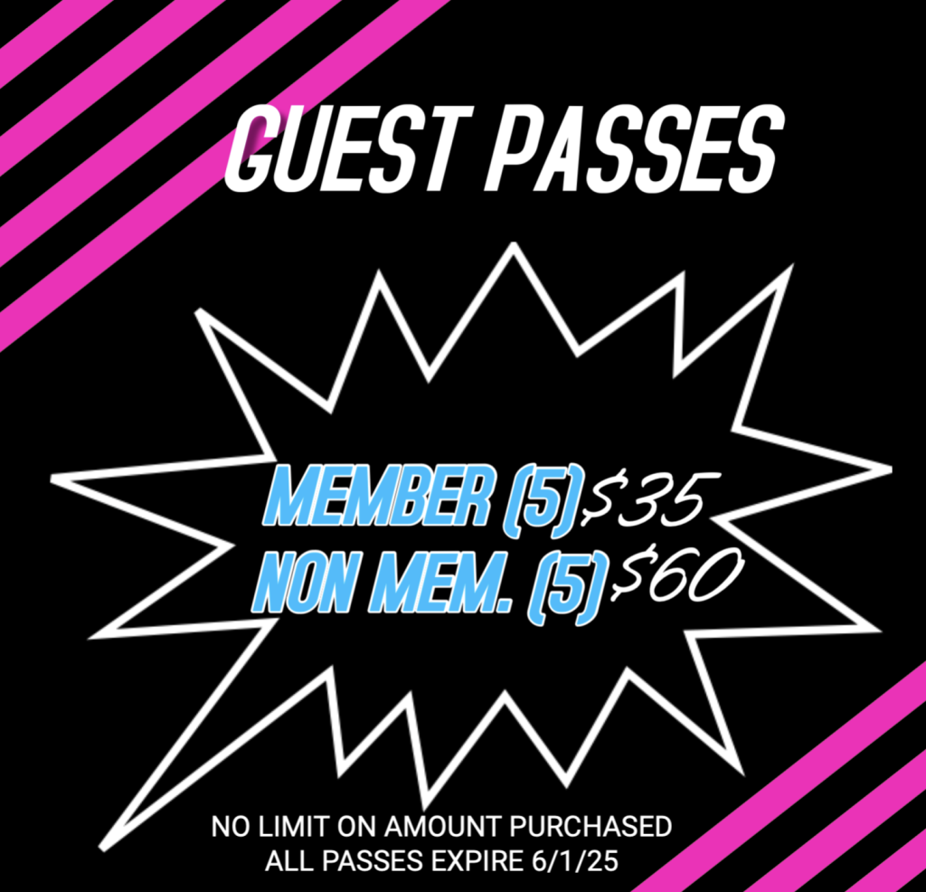 *Black Friday Guest Passes (5)* 